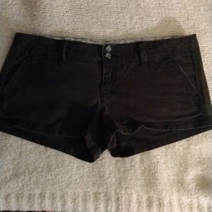 American Eagle black shorts size 3